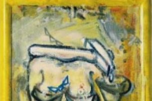 Nachtmilch, 2004, acrylic and varnish on grounded canvas, painted wood frame © VBK, Wien, 2005 Nachtmilch, 2004, acrylic and varnish on grounded canvas, painted wood frame © VBK, Wien, 2005