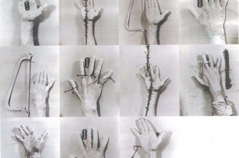 Günter Brus, Aktion Selbstbemalung I, 1964 © Bank Austria Kunstsammlung Günter Brus, Aktion Selbstbemalung I, 1964 © Bank Austria Kunstsammlung