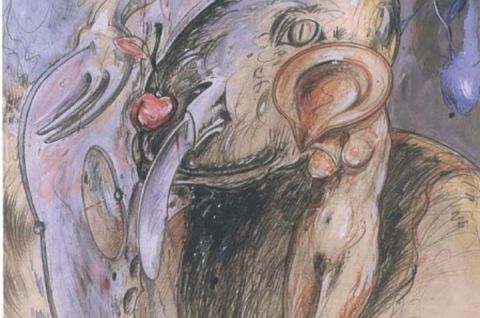 Christian Ludwig Attersee, Hasenschneide, 1976 © Bank Austria Kunstforum Christian Ludwig Attersee, Hasenschneide, 1976 © Bank Austria Kunstforum