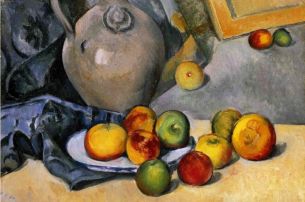 Paul Cézanne, Pichet de grès (Steingutkrug), 1893 © Fondation Beyeler, Riehen/Basel Paul Cézanne, Pichet de grès (Steingutkrug), 1893 © Fondation Beyeler, Riehen/Basel