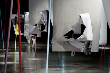 Sofie Thorsen, Spielplastiken, Installation view, Schnitt A-A', Kunsthaus Graz, 03.03. - 06.05.2012 Foto: Nikolas Lackner © Courtesy the Artist Sofie Thorsen, Spielplastiken, Installation view, Schnitt A-A', Kunsthaus Graz, 03.03. - 06.05.2012 Foto: Nikolas Lackner © Courtesy the Artist